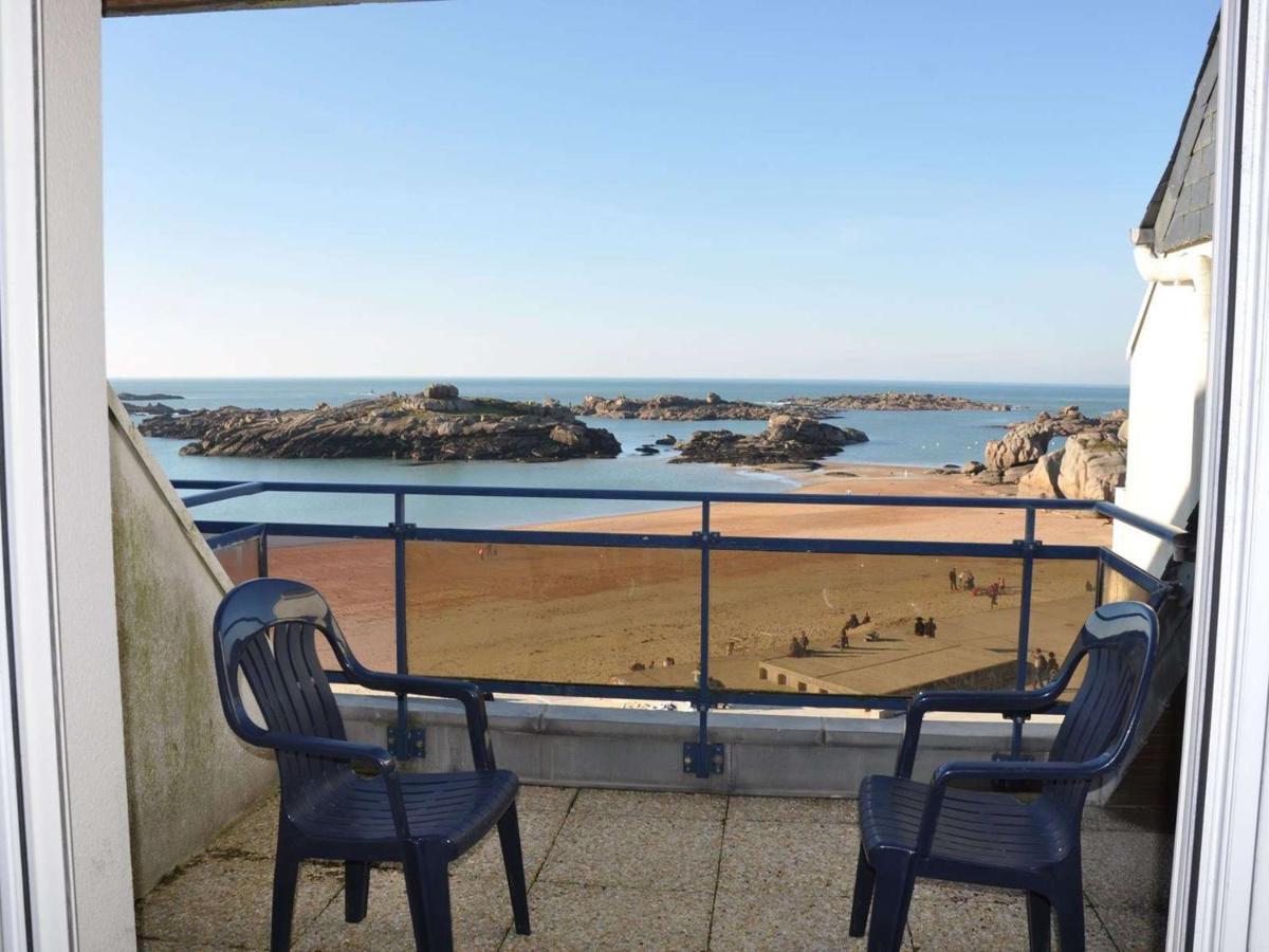 Appartement Terrasse Bord De Mer A Tregastel Avec Parking - Fr-1-368-19 Eksteriør billede